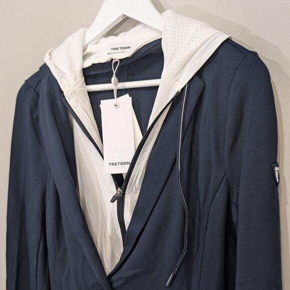 Tretorn x Anthropologie Blazer Twofer Sporty Classic Casual Preppy - Size S - Picture 3 of 10